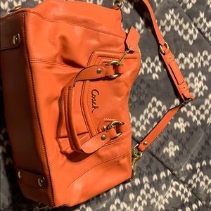 Coral Coach purse